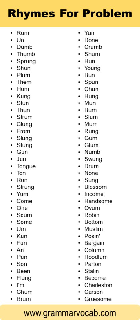 words that rhyme with impossible.